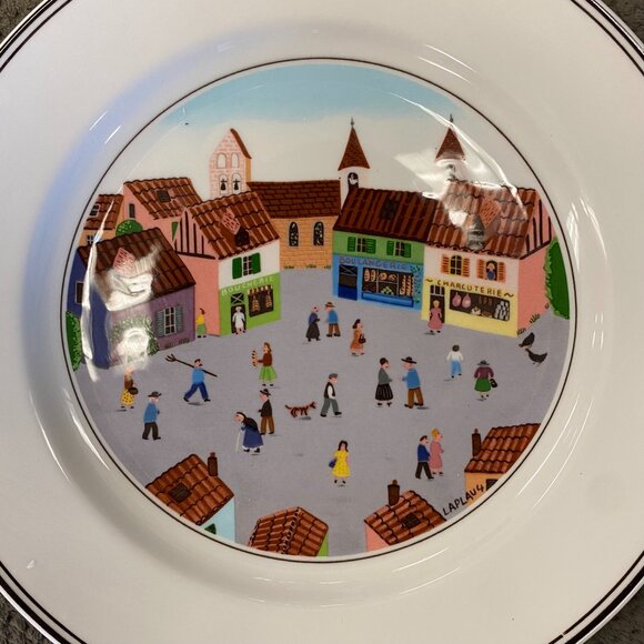 Villeroy & Boch Porcelain China Plate - Design Naif - 8 inches - Excellent - Picture 1 of 4